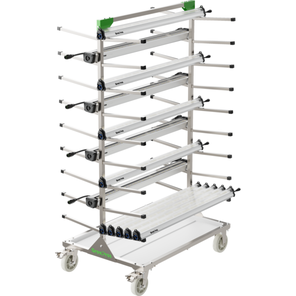 Under Canopy Light Storage Rack