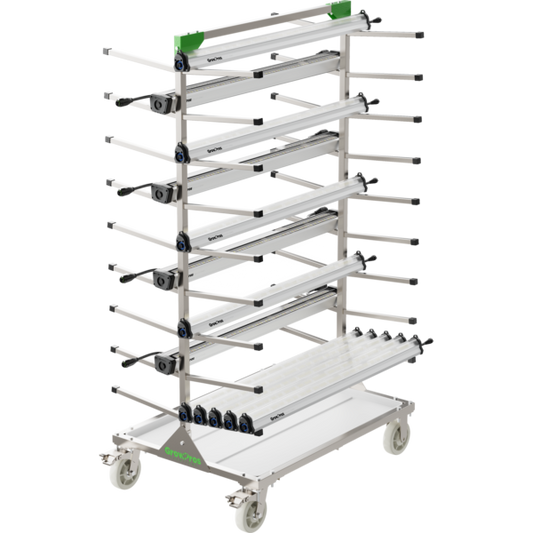 Under Canopy Light Storage Rack