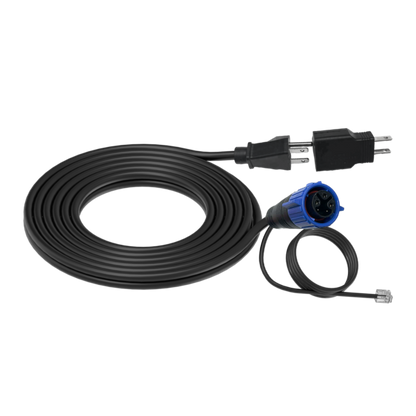 Under Canopy Light Power Cord 240V (NEMA 6-15P – double flat + ground) with attached Data Cable