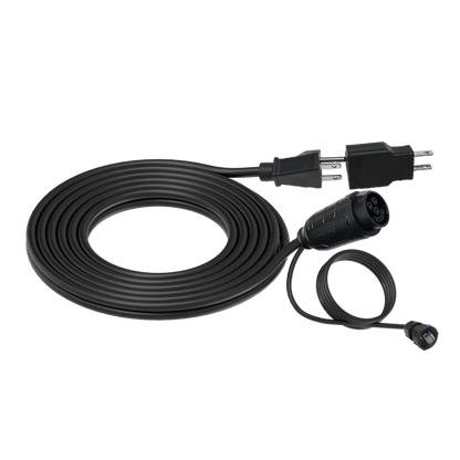 Under Canopy Light Power Cord 240V (NEMA 6-15P – double flat + ground) with attached Data Cable